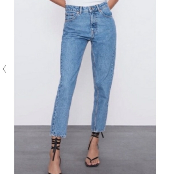 mom slim fit zara